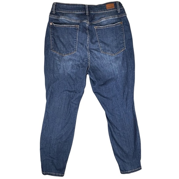 Judy Blue Denim - Judy Blue Jeans Womens 16W Blue High Waist Relaxed Skinny Tapered Stretch